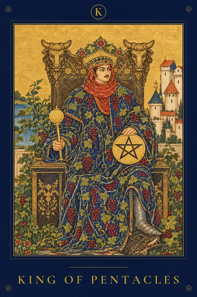 King of Pentacles, TarotPandit deck