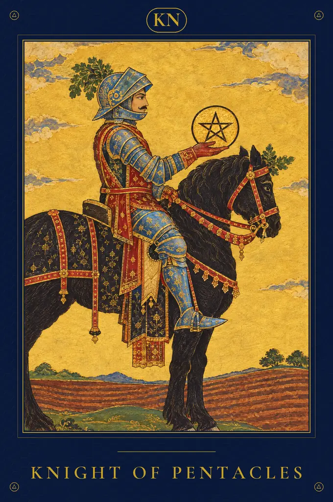 Knight of Pentacles, TarotPandit deck