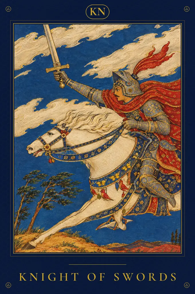 Knight of Swords, TarotPandit deck