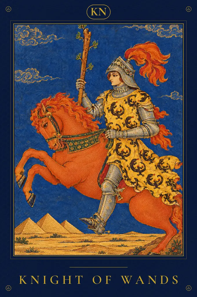 Knight of Wands, TarotPandit deck