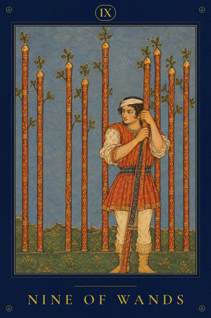 Nine of Wands, TarotPandit deck