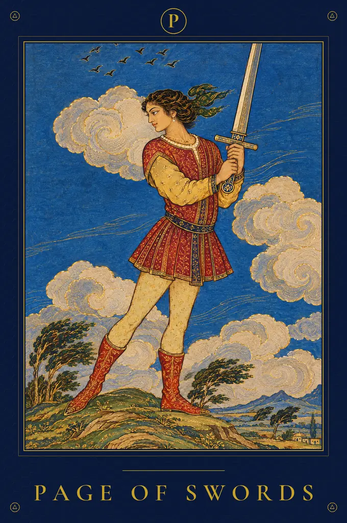 Page of Swords, TarotPandit deck