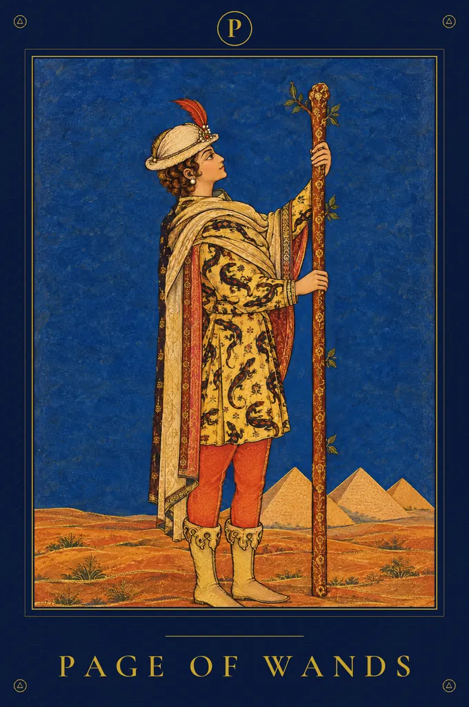 Page of Wands, TarotPandit deck
