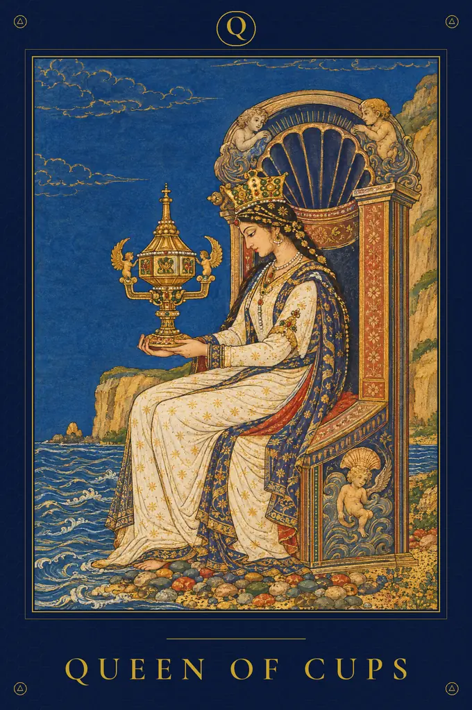Queen of Cups, TarotPandit deck