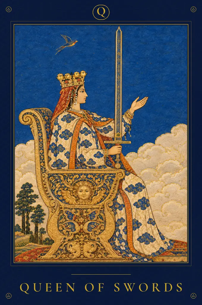 Queen of Swords, TarotPandit deck