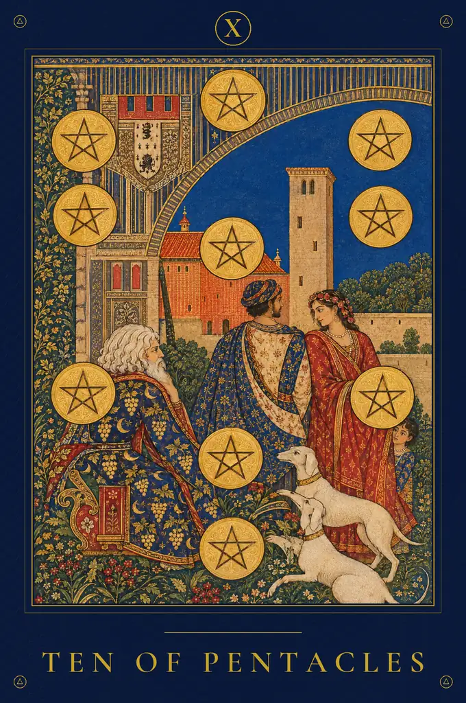 Ten of Pentacles, TarotPandit deck