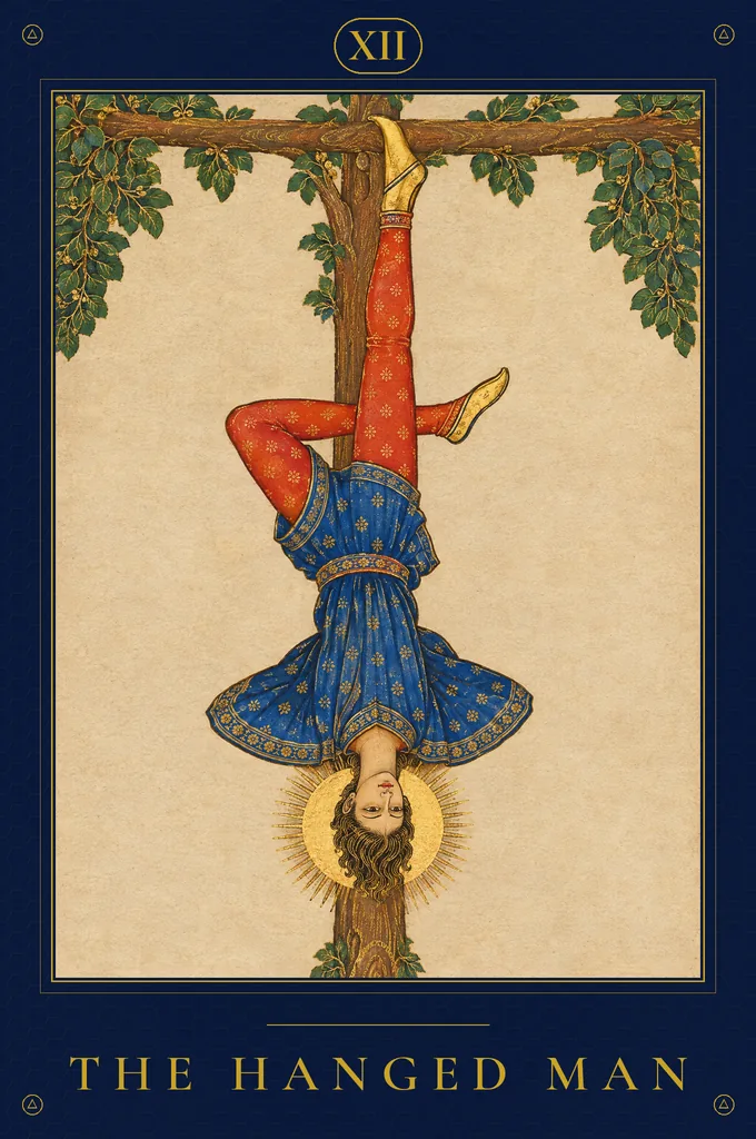 The Hanged Man, TarotPandit deck