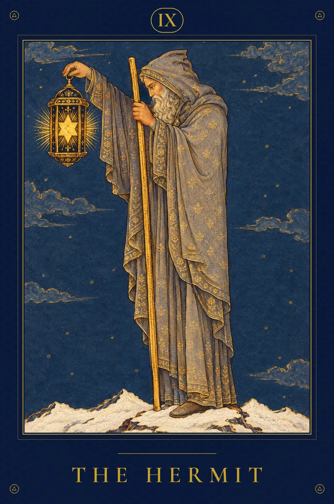 The Hermit, TarotPandit deck