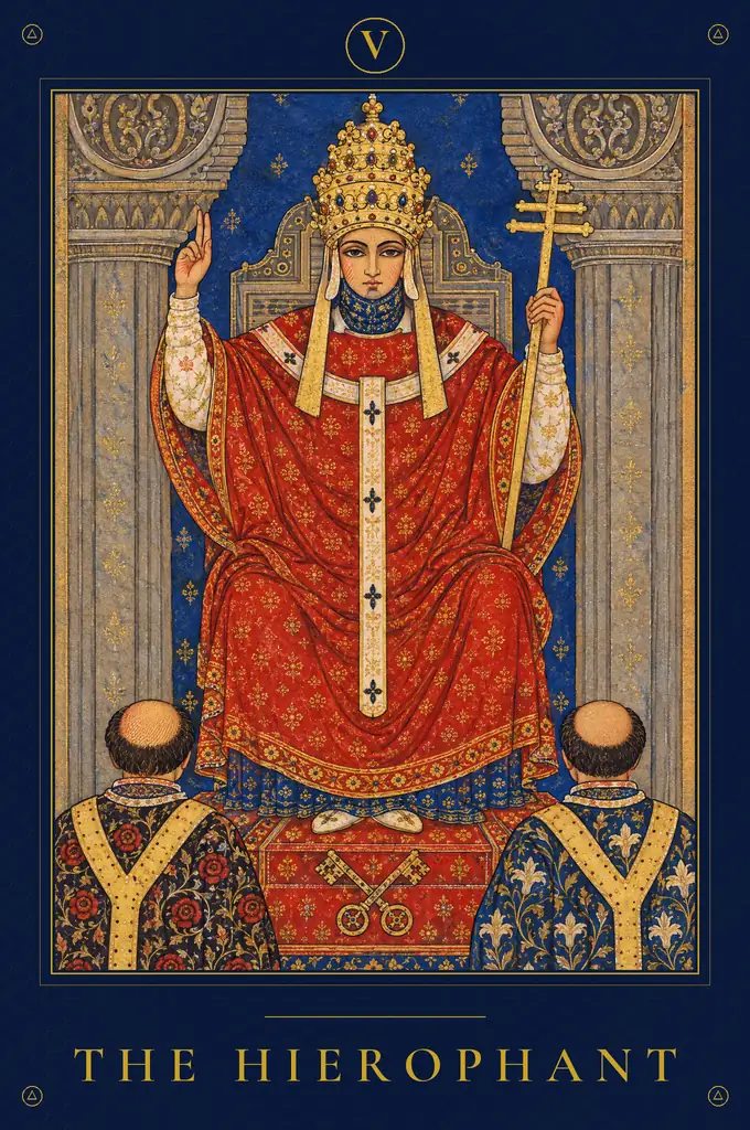 The Hierophant, TarotPandit deck