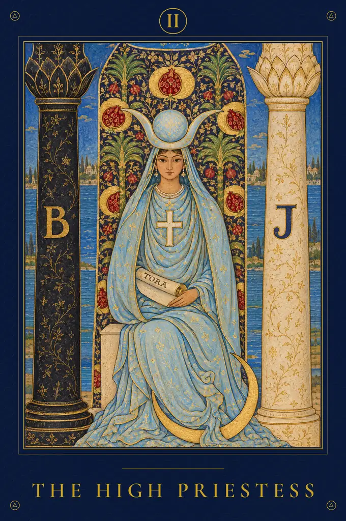 The High Priestess, TarotPandit deck