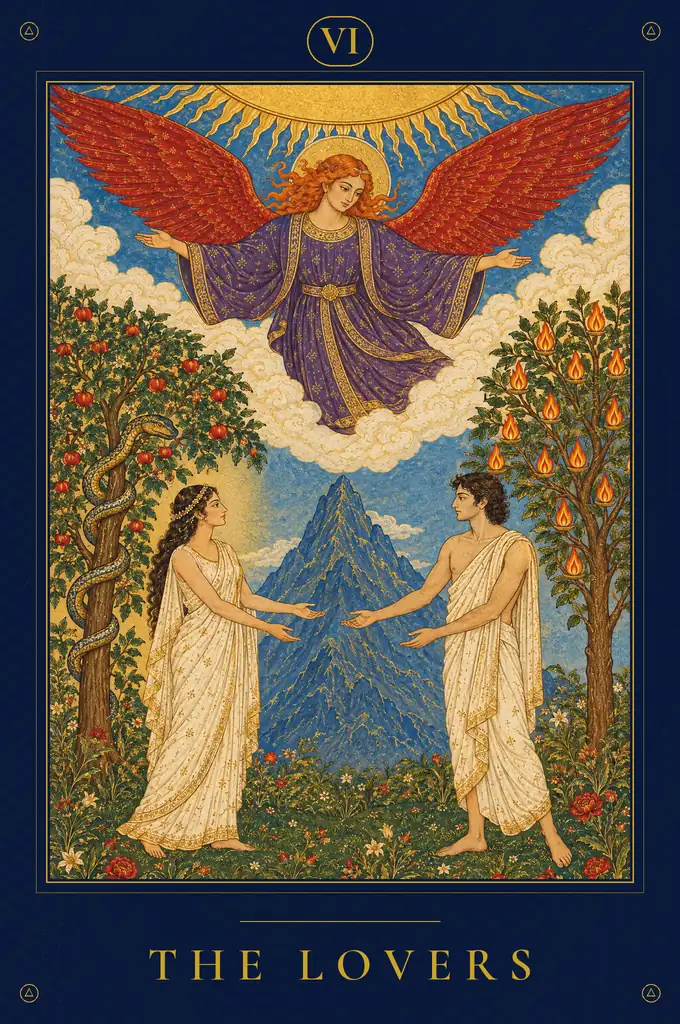 The Lovers, TarotPandit deck