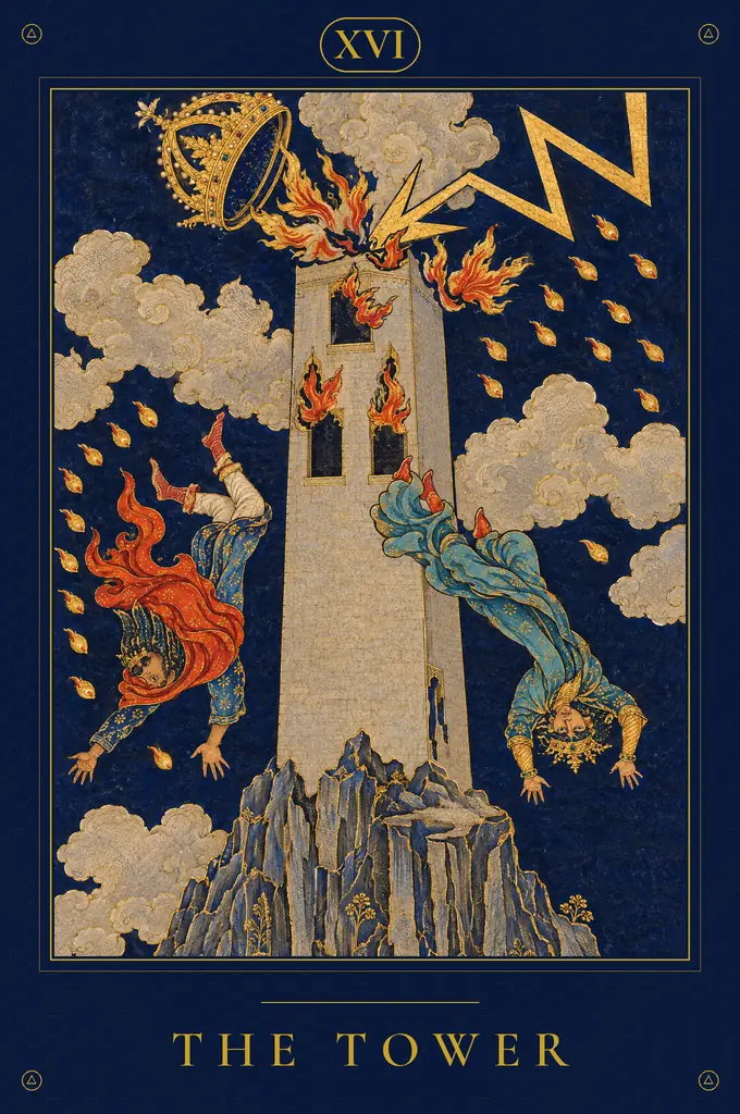 The Tower, TarotPandit deck