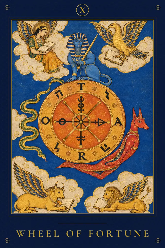Wheel of Fortune, TarotPandit deck