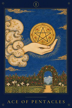 Ace of Pentacles — TarotPandit card