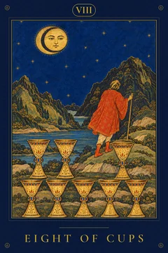 Eight of Cups — TarotPandit card