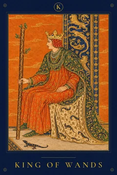 King of Wands — TarotPandit card