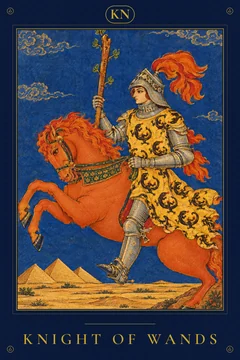 Knight of Wands — TarotPandit card