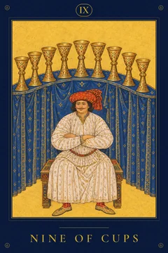 Nine of Cups — TarotPandit card