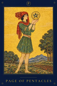 Page of Pentacles — TarotPandit card
