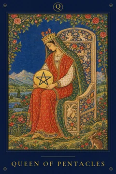 Queen of Pentacles — TarotPandit card