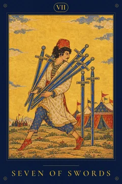 Seven of Swords — TarotPandit card