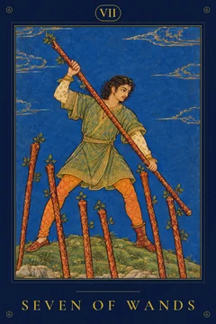 Seven of Wands — TarotPandit card