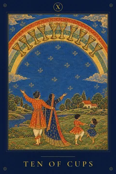 Ten of Cups — TarotPandit card