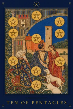 Ten of Pentacles — TarotPandit card