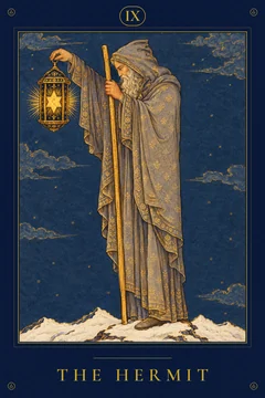 The Hermit — TarotPandit card