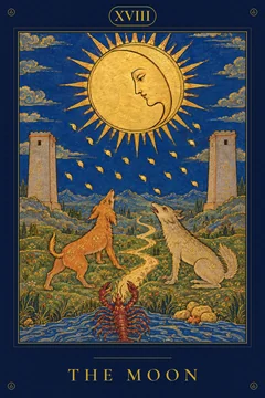 The Moon — TarotPandit card