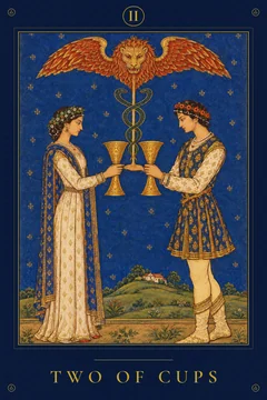 Two of Cups — TarotPandit card